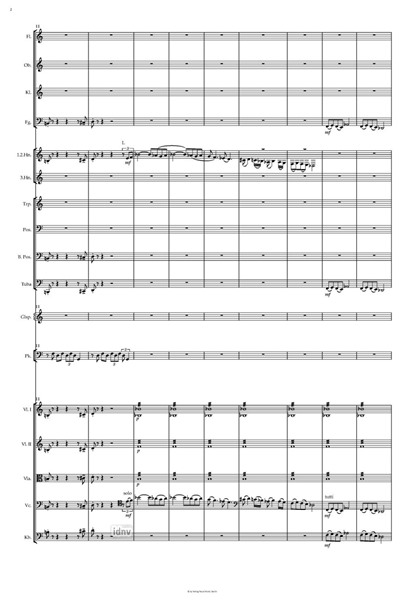 Golpes II für 4 Pauken und Orchester (2015/16) Golpes II für 4 Pauken und Orchester (2015/16)