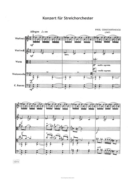 Konzert für Streichorchester (1947) Konzert für Streichorchester (1947)