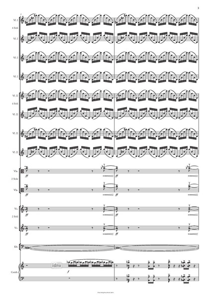 Reflexionen über B-A-A-C-H-H für Streichorchester und Cembalo (2017) Reflexionen über B-A-A-C-H-H für Streichorchester und Cembalo (2017)