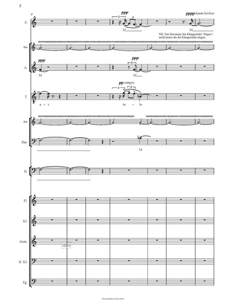 Eine alpenländische Volksweise von Krieg und Tod für 5 Stimmen und 5 Instrumente (2017) Eine alpenländische Volksweise von Krieg und Tod für 5 Stimmen und 5 Instrumente (2017)