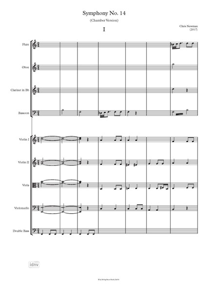 Symphony No. 14 für Orchester (2017) Symphony No. 14 für Orchester (2017)