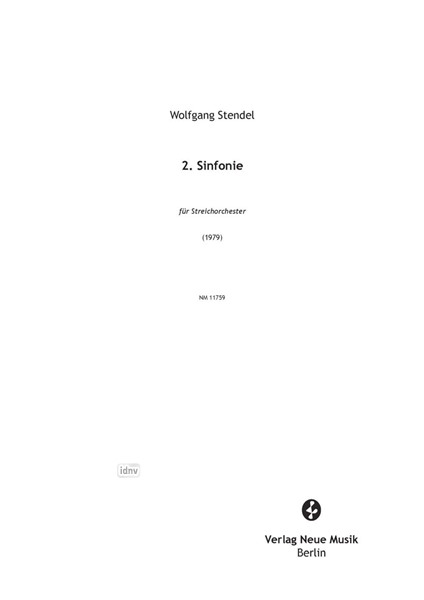 2. Sinfonie für Streichorchester (1979) 2. Sinfonie für Streichorchester (1979)