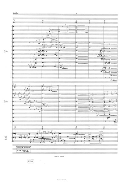 Symphony No. 1 für Orchester (1977) Symphony No. 1 für Orchester (1977)