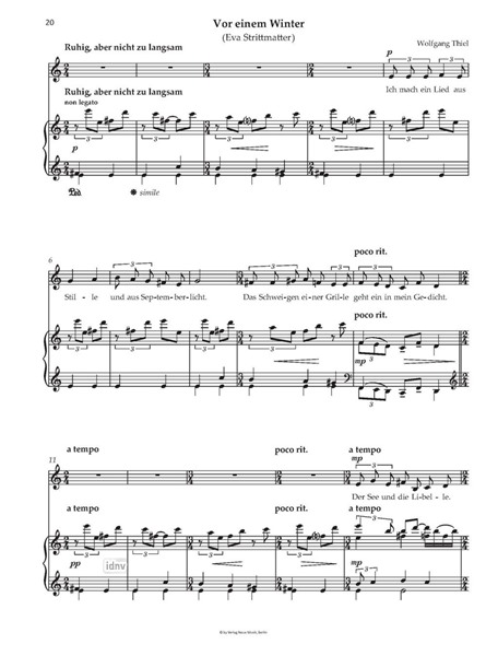 Septemberlicht für mittlere Stimme und Klavier (2025) Septemberlicht für mittlere Stimme und Klavier (2025)