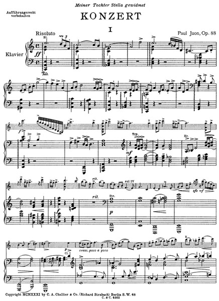 Konzert für Violine und Orchester a-Moll op. 88 Konzert für Violine und Orchester a-Moll op. 88