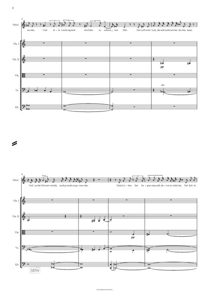 Lazarus Kammeroratorium für Mezzosopran, Chor und Streichorchester (2017) Lazarus Kammeroratorium für Mezzosopran, Chor und Streichorchester (2017)