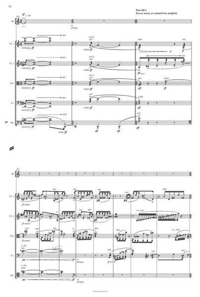 a sei ("… infauste mura …") für 2 Violinen, Bratsche, Cello, Kontrabass und eine Altstimme (2017/23) a sei ("… infauste mura …") für 2 Violinen, Bratsche, Cello, Kontrabass und eine Altstimme (2017/23)