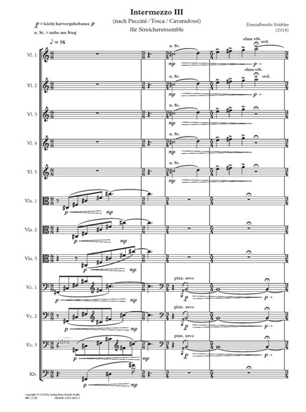 Intermezzo III für 12 Streicher (2018) Intermezzo III für 12 Streicher (2018)