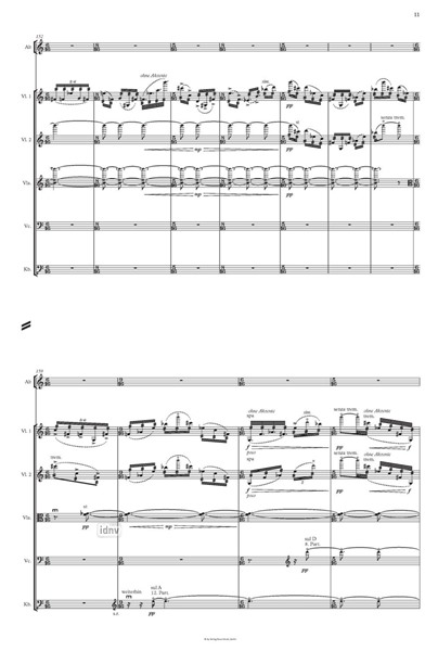 a sei ("… infauste mura …") für 2 Violinen, Bratsche, Cello, Kontrabass und eine Altstimme (2017/23) a sei ("… infauste mura …") für 2 Violinen, Bratsche, Cello, Kontrabass und eine Altstimme (2017/23)