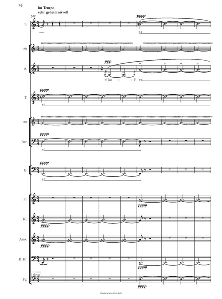 Eine alpenländische Volksweise von Krieg und Tod für 5 Stimmen und 5 Instrumente (2017) Eine alpenländische Volksweise von Krieg und Tod für 5 Stimmen und 5 Instrumente (2017)
