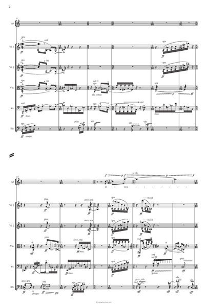 a sei ("… infauste mura …") für 2 Violinen, Bratsche, Cello, Kontrabass und eine Altstimme (2017/23) a sei ("… infauste mura …") für 2 Violinen, Bratsche, Cello, Kontrabass und eine Altstimme (2017/23)