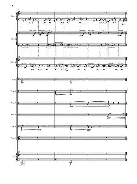 Canyon of Ölfusá für 3 Klaviere, 6 Schlagzeuger und Celesta (2018) Canyon of Ölfusá für 3 Klaviere, 6 Schlagzeuger und Celesta (2018)
