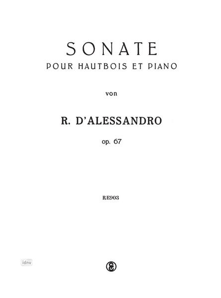 Sonate Op. 67 für Oboe und Klavier Sonate Op. 67 für Oboe und Klavier