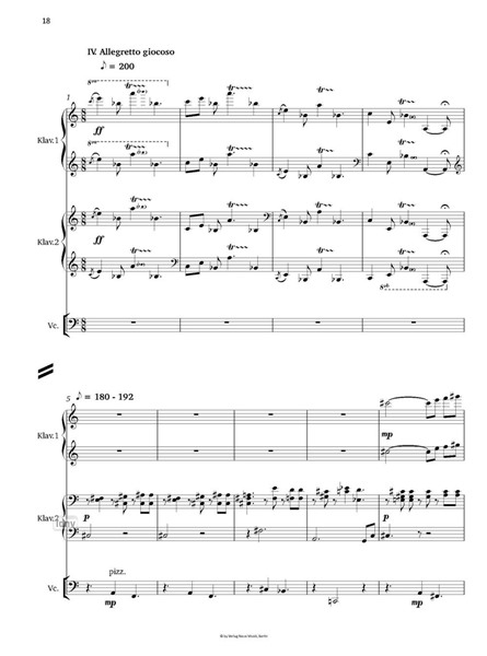 anderenorts für Klavier vierhändig und Violoncello anderenorts für Klavier vierhändig und Violoncello
