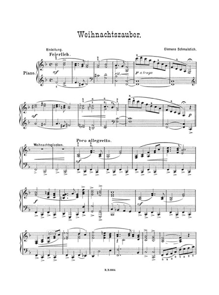 Weihnachtszauber für Klavier Weihnachtszauber für Klavier