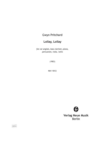 Lollay, lollay für Ensemble (1983) Lollay, lollay für Ensemble (1983)