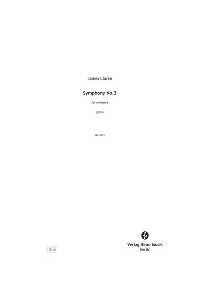Symphony No. 3 für Orchester (2019) Symphony No. 3 für Orchester (2019)