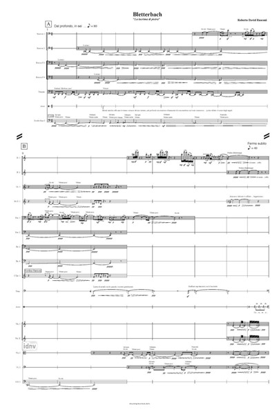 Bletterbach für Sprecher und Orchester (2018) Bletterbach für Sprecher und Orchester (2018)