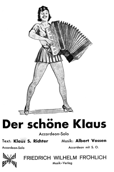 Der schöne Klaus für Akkordeon mit Salon-Orchester Der schöne Klaus für Akkordeon mit Salon-Orchester