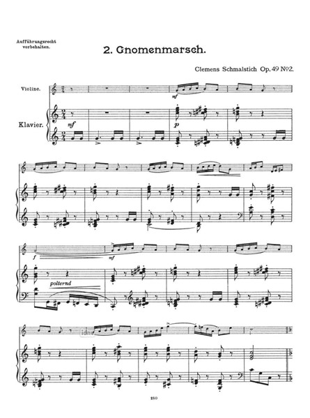 Drei leichte Vortragsstücke op. 49 für Violine und Klavier Drei leichte Vortragsstücke op. 49 für Violine und Klavier
