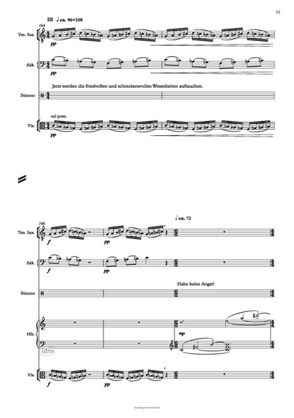 Befreiung durch Hören für Sprecher und 8 Instrumente (2018) Befreiung durch Hören für Sprecher und 8 Instrumente (2018)