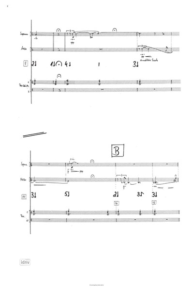 Römischer Schlaf I für Sopran, Mezzosopran, Kammerensemble und Tonband (1984) Römischer Schlaf I für Sopran, Mezzosopran, Kammerensemble und Tonband (1984)