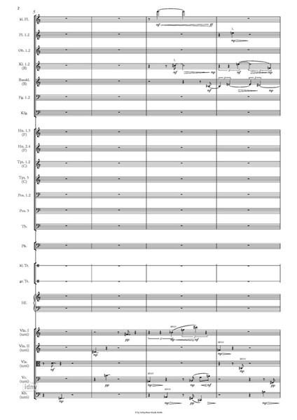 1. Sinfonie für Orchester (1972) 1. Sinfonie für Orchester (1972)