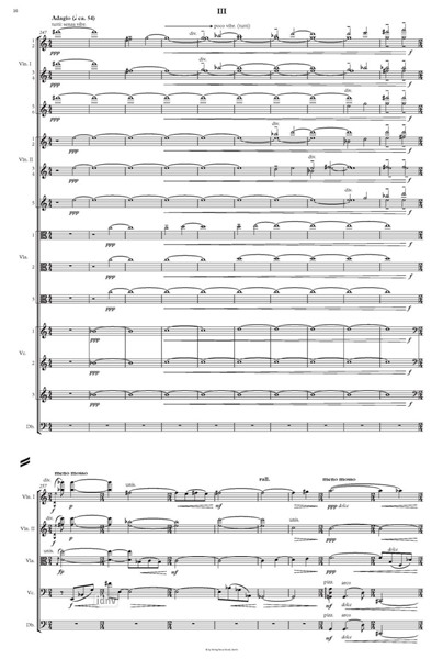 Chamber Symphony für Streichorchester (2015) Chamber Symphony für Streichorchester (2015)