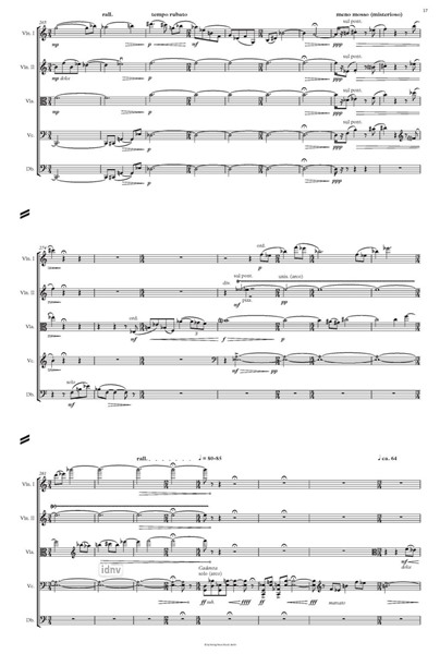 Chamber Symphony für Streichorchester (2015) Chamber Symphony für Streichorchester (2015)