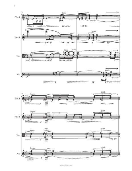 Sechstes Streichquartett (2016) Sechstes Streichquartett (2016)