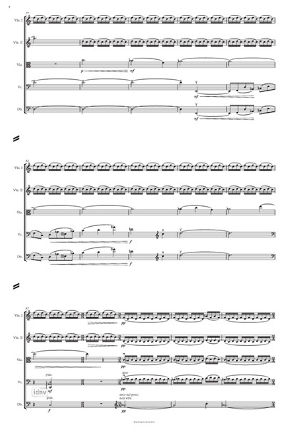 Chamber Symphony für Streichorchester (2015) Chamber Symphony für Streichorchester (2015)
