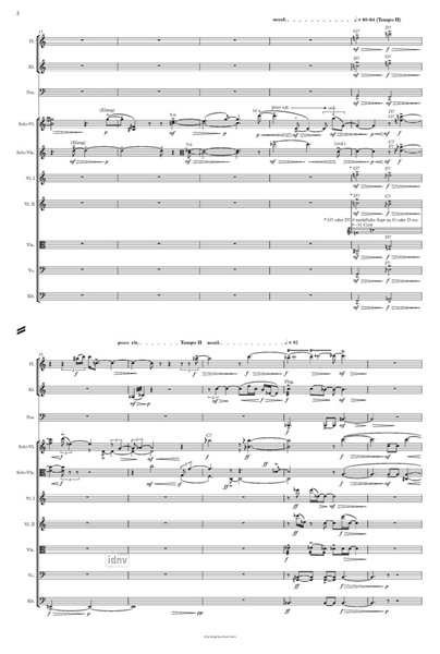 Dialoghi d‘amore II. 2. Abschrift für Solo-Violine, Solo-Viola und Ensemble (2020) Dialoghi d‘amore II. 2. Abschrift für Solo-Violine, Solo-Viola und Ensemble (2020)