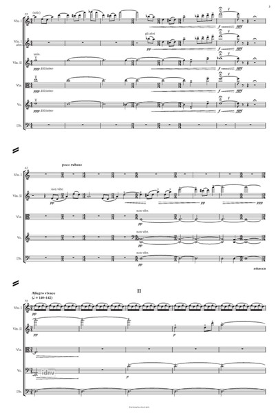 Chamber Symphony für Streichorchester (2015) Chamber Symphony für Streichorchester (2015)