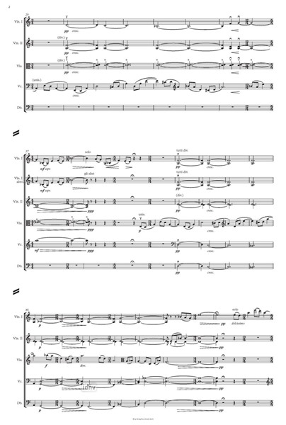 Chamber Symphony für Streichorchester (2015) Chamber Symphony für Streichorchester (2015)