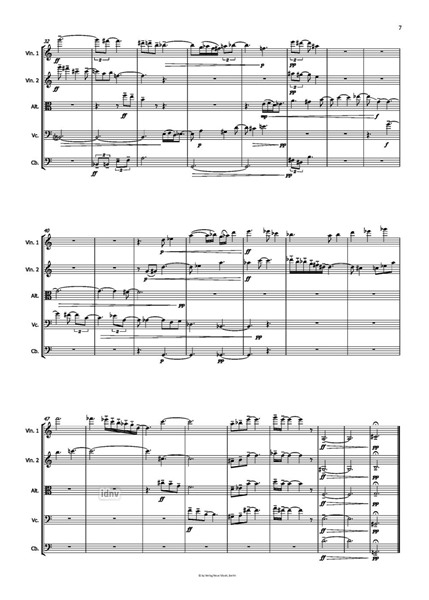Suite pour cordes für Streichorchester (2016-17) Suite pour cordes für Streichorchester (2016-17)