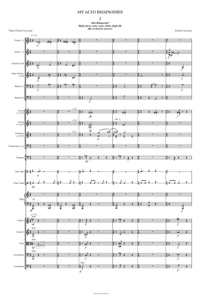 My Alto Rhapsodies für Kontra-Alt und Orchester (2014) My Alto Rhapsodies für Kontra-Alt und Orchester (2014)