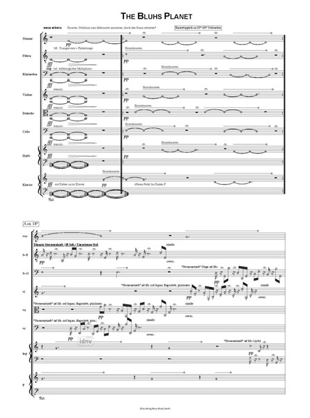 THE BLUHS PLANET für Ensemble (2020) THE BLUHS PLANET für Ensemble (2020)