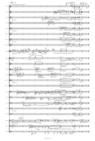 In der Farbe von Erde Musik für Viola, 44 Streicher und 2 Schlagzeuger (2021) In der Farbe von Erde Musik für Viola, 44 Streicher und 2 Schlagzeuger (2021)