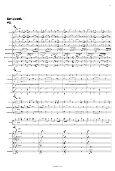 Songbook für Vokalensemble und Orchester (2021-22) Songbook für Vokalensemble und Orchester (2021-22)