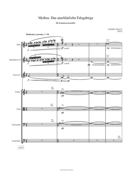 Mythos - Das unerklärliche Felsgebirge für Ensemble (2022) Mythos - Das unerklärliche Felsgebirge für Ensemble (2022)