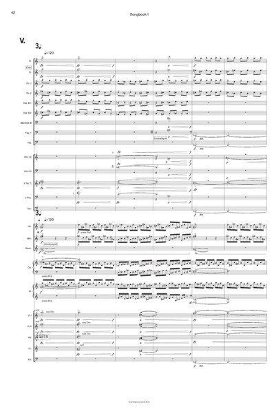 Songbook I für Vokalensemble und Orchester (2021-22) Songbook I für Vokalensemble und Orchester (2021-22)