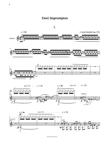 Zwei Impromptus für Gitarre solo (2025) – Bild 3