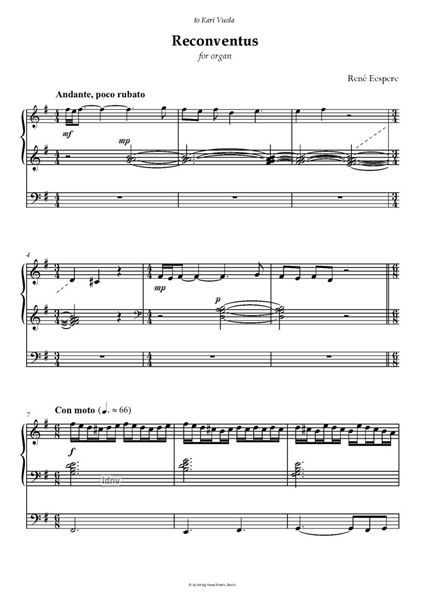 Reconventus für Orgel (2026) Reconventus für Orgel (2026)