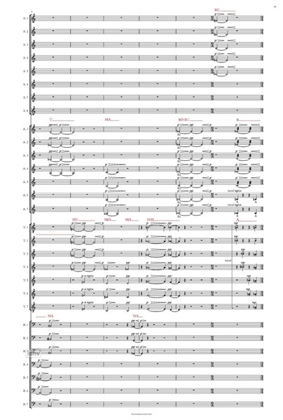 Chorszenen für ein Musiktheater (II) für gemischten Chor a cappella (2023) Chorszenen für ein Musiktheater (II) für gemischten Chor a cappella (2023)