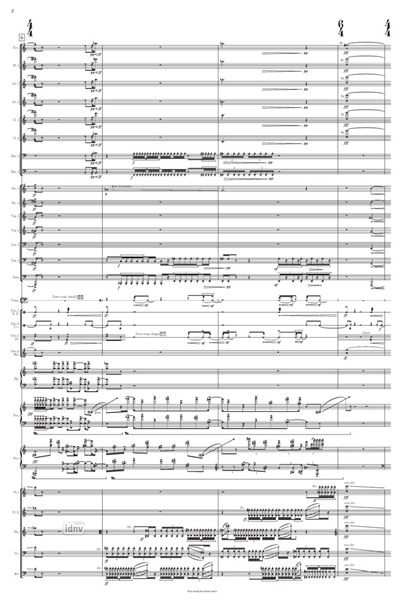 Auslaufen der Zeit VII für 2 Klaviere und Orchester (2023) Auslaufen der Zeit VII für 2 Klaviere und Orchester (2023)