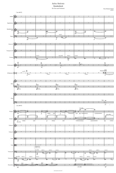 Achte Sinfonie für Chor und Orchester (2022) Achte Sinfonie für Chor und Orchester (2022)