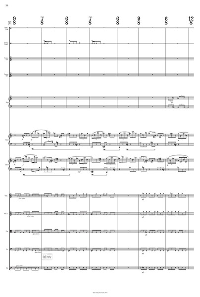 Auslaufen der Zeit VII für 2 Klaviere und Orchester (2023) Auslaufen der Zeit VII für 2 Klaviere und Orchester (2023)