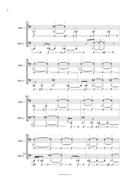 Anches à corps für Fagott-Duo Anches à corps für Fagott-Duo
