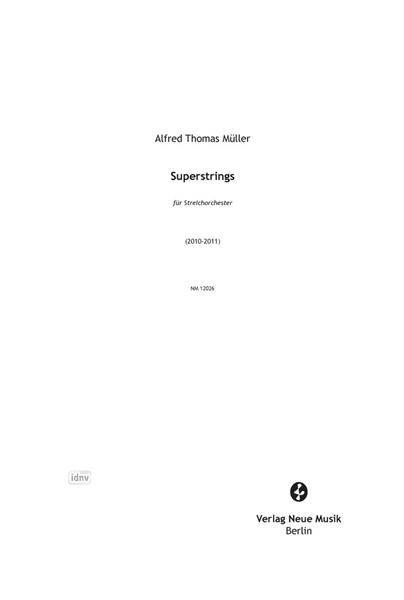 SUPERSTRINGS für Streichorchester SUPERSTRINGS für Streichorchester