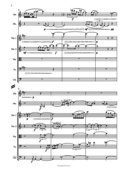 Oboe Concerto für Solo-Oboe, Horn und Streichorchester (2020) Oboe Concerto für Solo-Oboe, Horn und Streichorchester (2020)